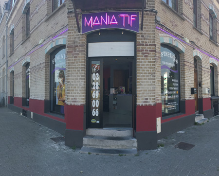 Photo de la devanture du salon de coiffure MANIA'TIF à Dunkerque (59240)